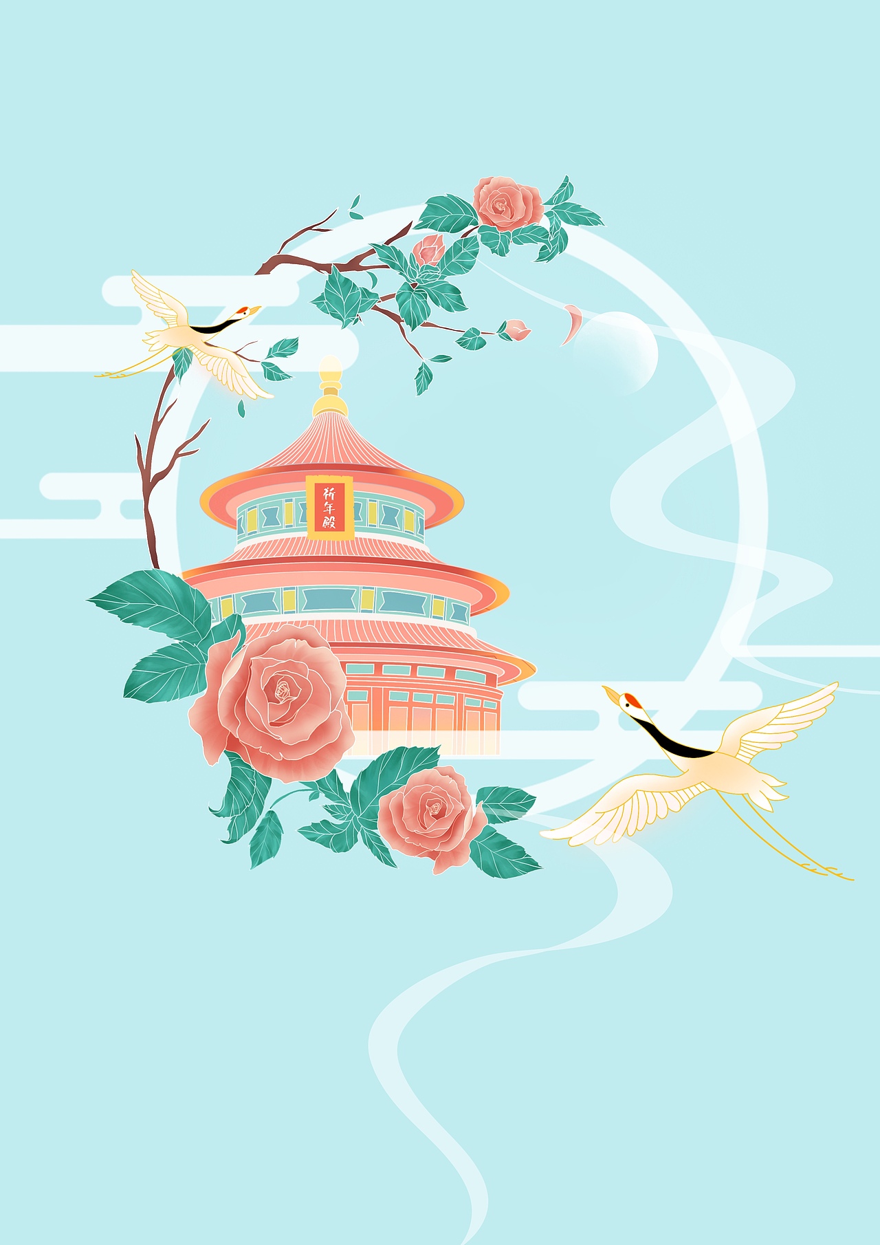 繁花似锦（图ZMjY3NDg4OTQ4） - 商业插画 - 站酷设计师包柴柴原创素材 - 站酷ZCOOL