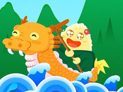 CG商业插画-端午节