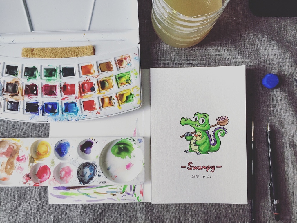 100张水彩小萌物（图ZNDExOTIzNzI=） - 创作习作 - 站酷设计师wcstrong原创素材 - 站酷ZCOOL