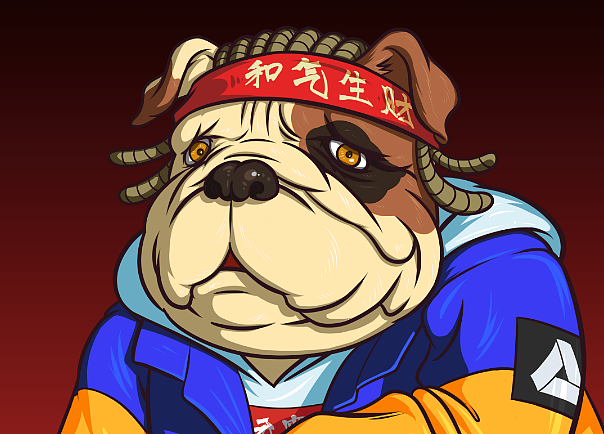 狗年贺图第五弹~嘻哈英斗（图ZMTA2NDU4ODA0） - 新锐潮流插画 - 站酷设计师伊布MrThorn原创素材 - 站酷ZCOOL