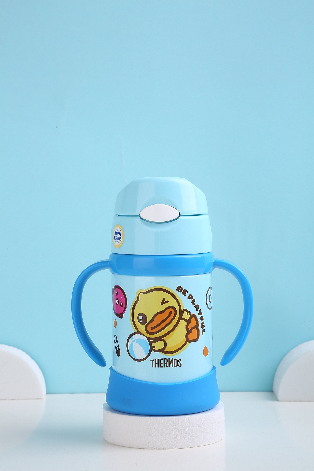 光面保温杯焖烧杯 水杯水壶 生活用品摄影静物产品拍摄