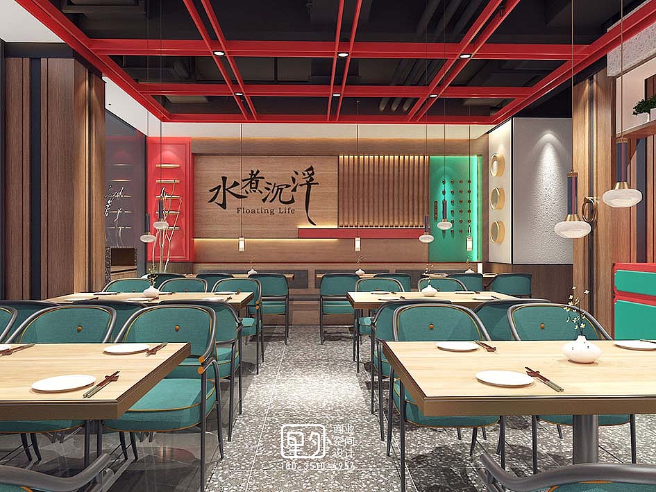 小飞设计：饺子馆（图ZMTQ3MTQzMTQ4） - 家装设计 - 站酷设计师小飞设计原创素材 - 站酷ZCOOL