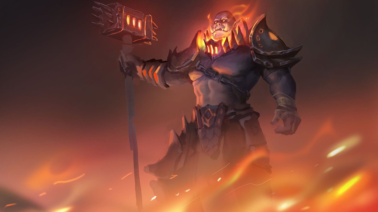 魔兽"布莱克汉·黑手"|插画|商业插画|相柳er - 原创作品 - 站酷