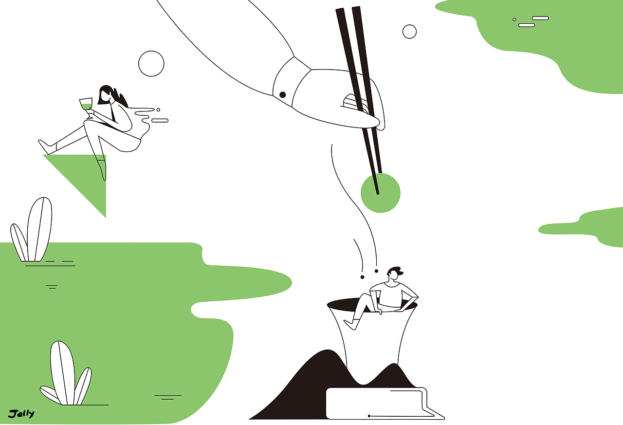 知日《日本茶道完全入门》插图2|插画|商业插画|摘梨_jelly - 原创