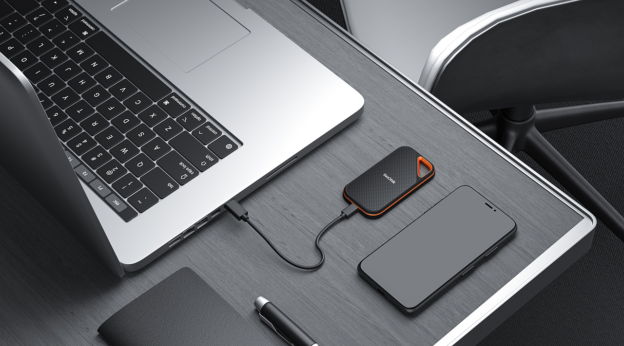 Sandisk产品场景渲染#2（图ZMjc3NzgxMjI4） - 产品 - 站酷设计师Roey恒星原创素材 - 站酷ZCOOL