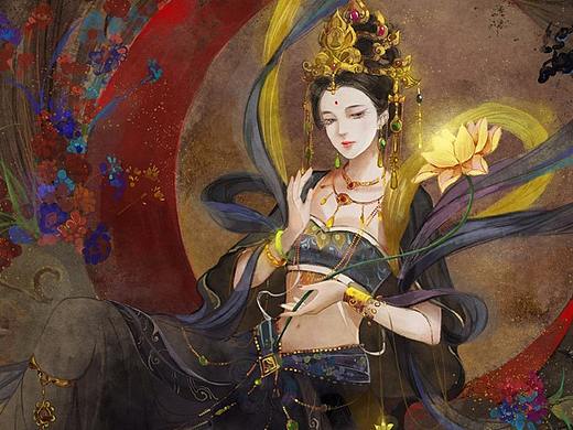 石壁仙女-月神