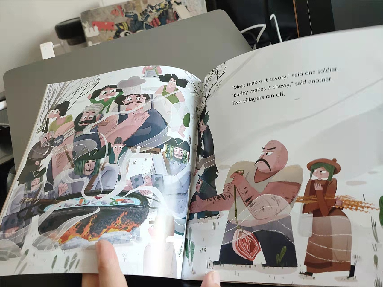 《石头汤》绘本