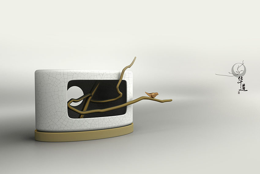 新中式摆件（图ZMjYzMDQxNjA=） - 生活用品 - 站酷设计师Lyris666原创素材 - 站酷ZCOOL