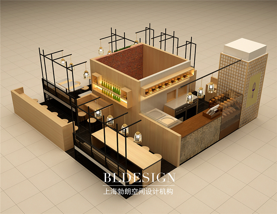 郑州专业商场店中店设计公司-郑州最好的商场店中店餐厅设计公司