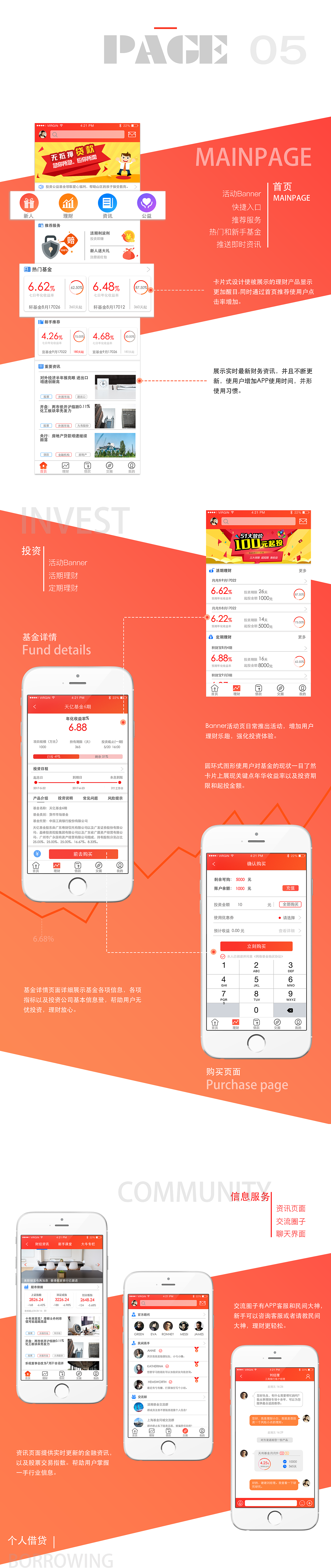 蜂鸟金融（图ZODgxODQ2ODQ=） - APP界面 - 站酷设计师小轩在不在原创素材 - 站酷ZCOOL