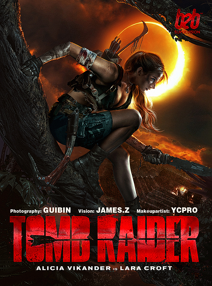 《古墓丽影 - 源起之战》海报