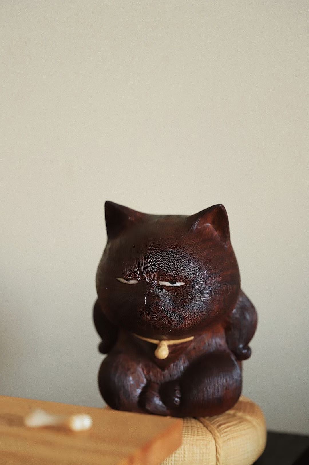 小叶紫檀×黄杨木 | 猫狗猜拳