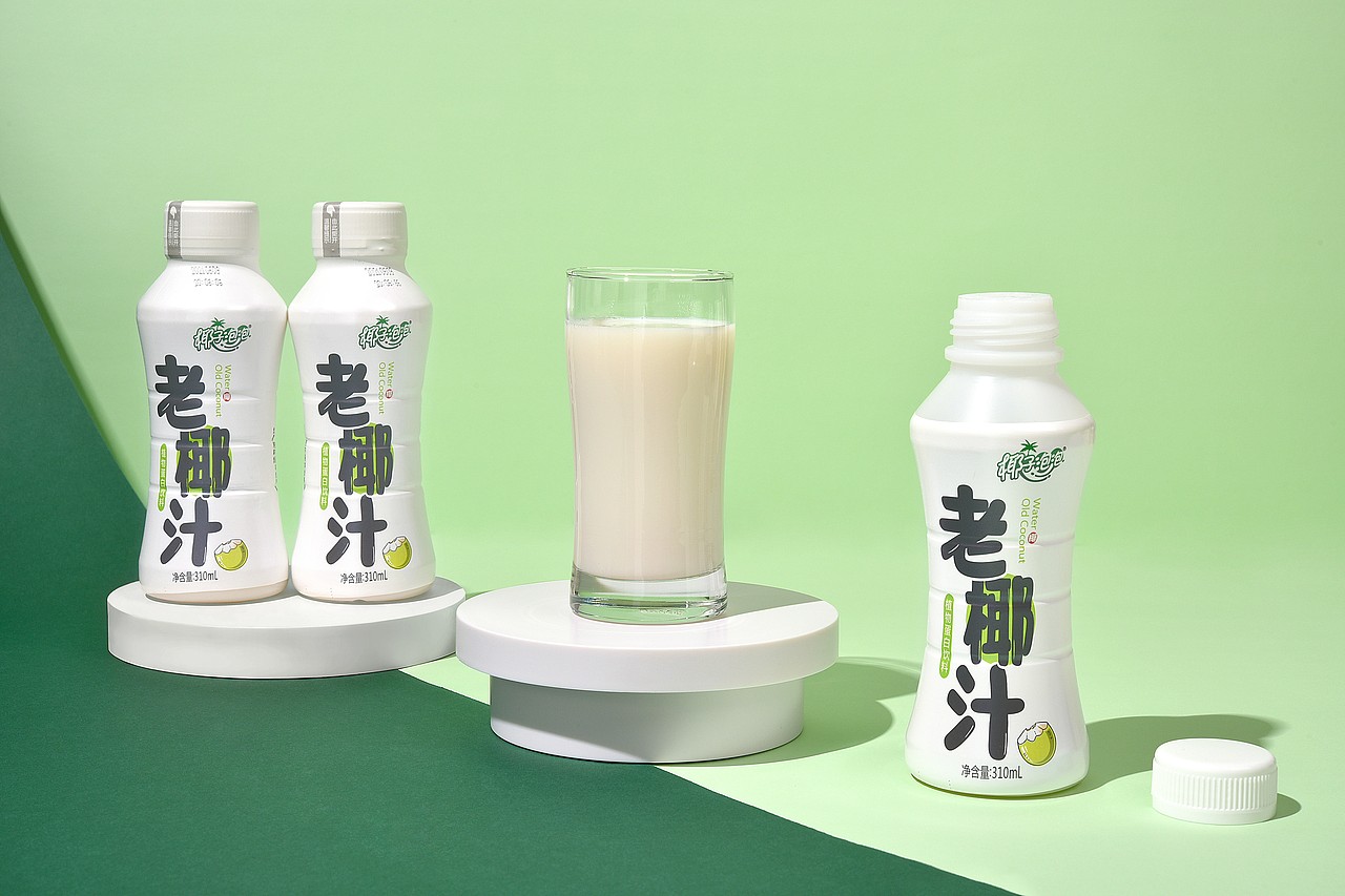 椰汁奶 X 美食摄影 X 创意美食-拾月视觉创意机构