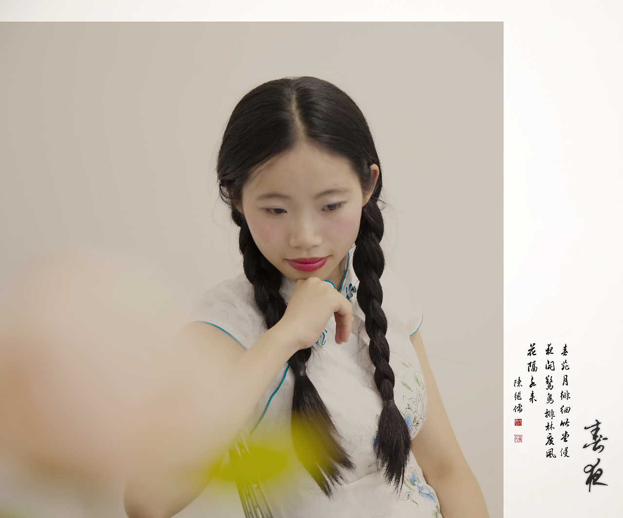 旗袍少女（图ZODcyNzI4NTY=） - 人像摄影 - 站酷设计师林初心原创素材 - 站酷ZCOOL