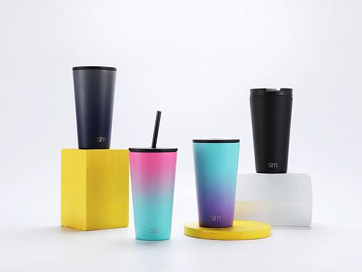 Simple Mordern | 运动户外水杯白底图片 | 电商摄影 