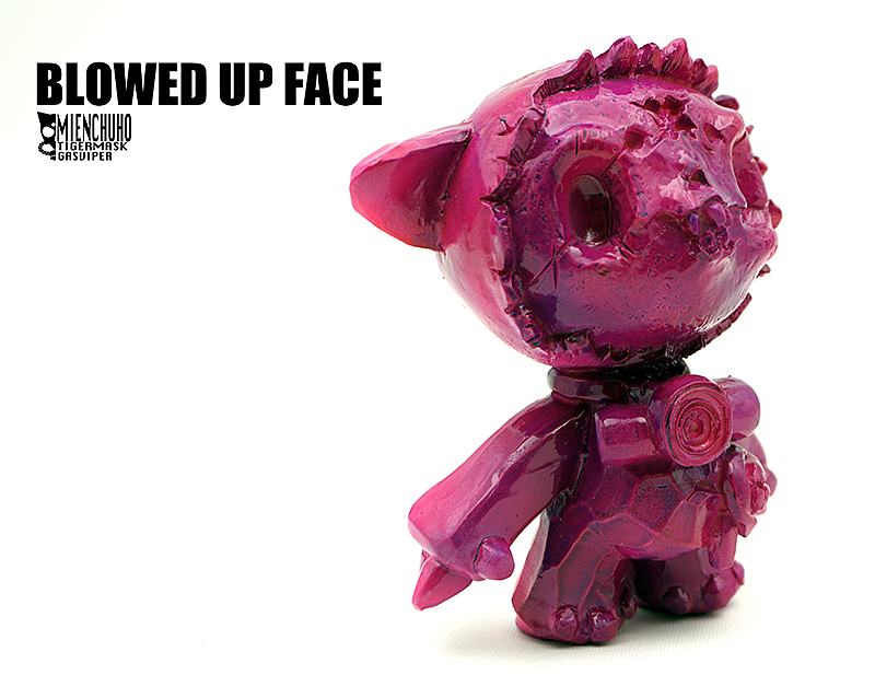 [瓦斯蛇制造]MIENCHUHO BLOWED UP FACE面具虎系列第三款作品-爆炸脸（图ZNjQyOTUxNjQ=） - 手办/模玩 - 站酷设计师瓦斯蛇原创素材 - 站酷ZCOOL