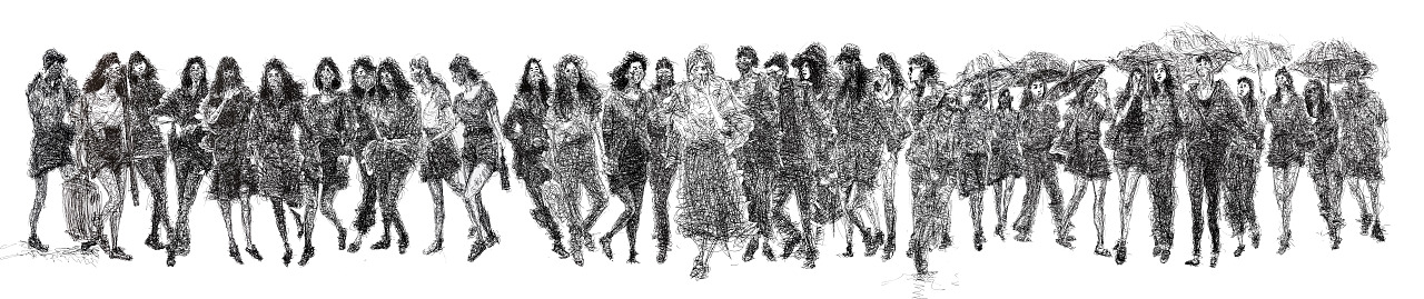 面具-追踪2020（2020上海路人全篇）（图ZMjM3MzU5Mzg4） - 艺术插画 - 站酷设计师速写路人在路上原创素材 - 站酷ZCOOL