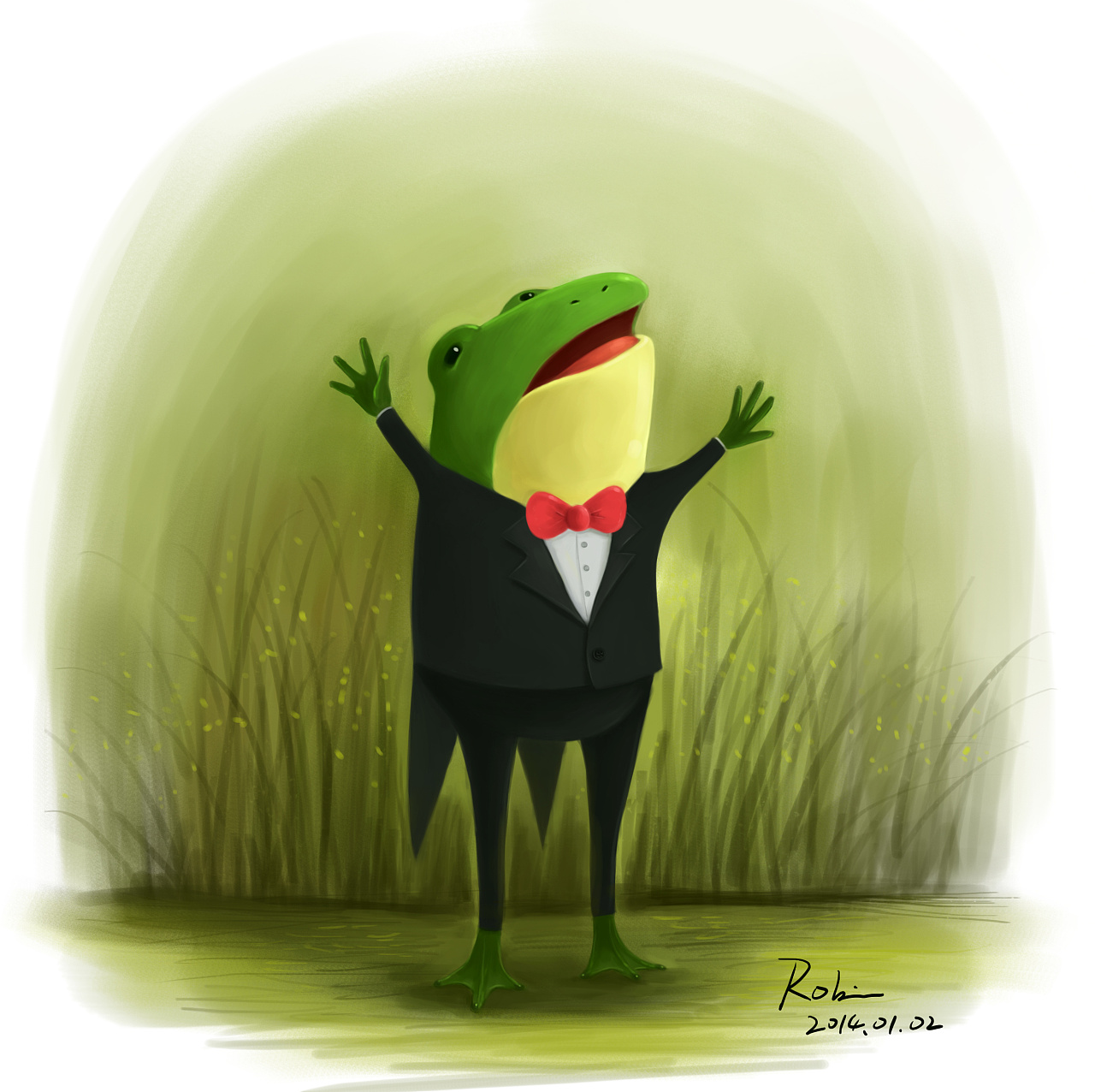 儿童插画：青蛙|插画|商业插画|哇笑哈哈 - 原创作品 - 站酷 (ZCOOL)