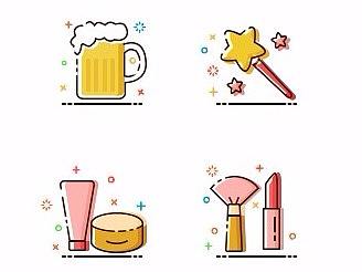 美肤小图标（个人主页-ZMjQ2NzU1MjQ=） - 图标 - 站酷设计师小C_原创素材 - 站酷ZCOOL