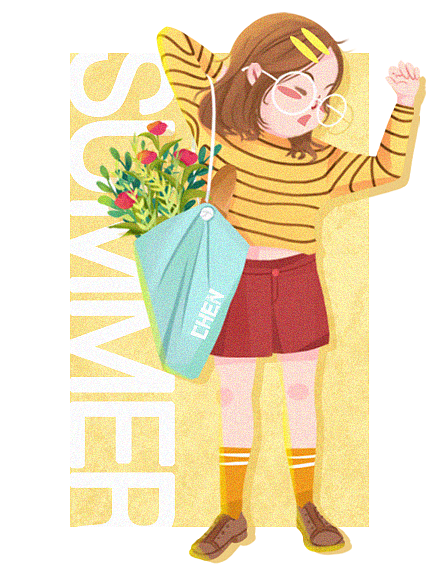 summer女孩合集（图ZMjEwMDk0MTgw） - 创作习作 - 站酷设计师陈陈陈0922原创素材 - 站酷ZCOOL