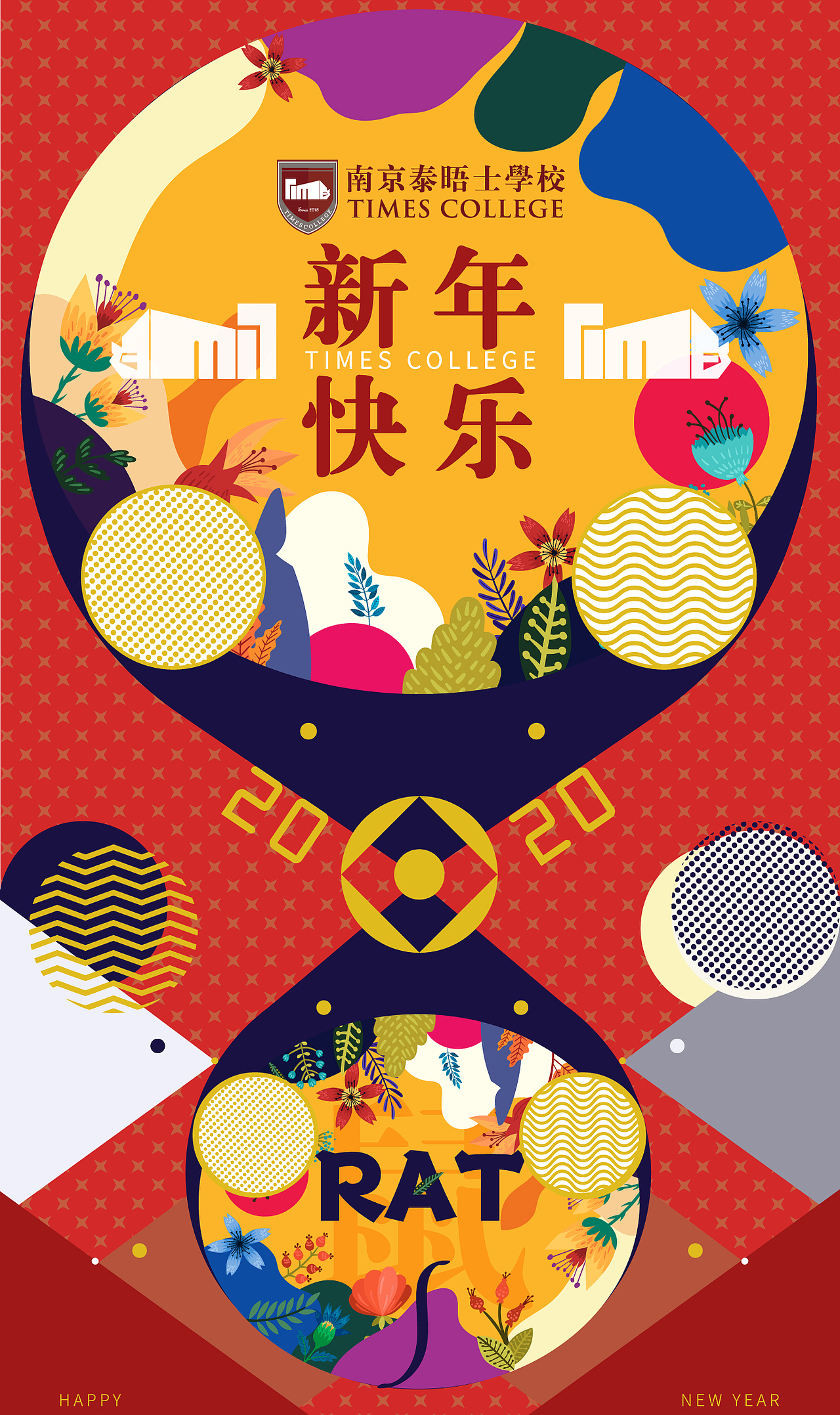 20192020跨年海报设计