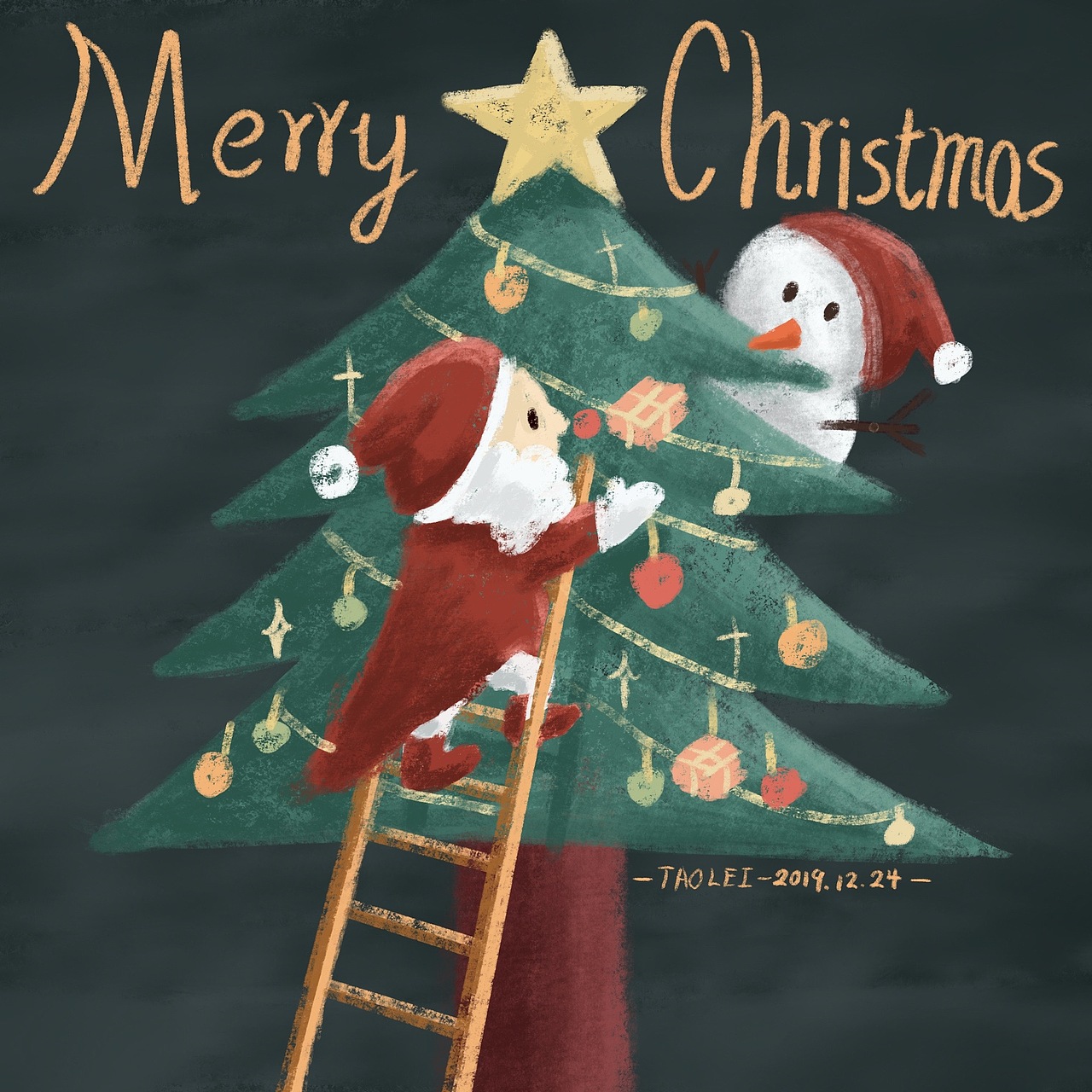 平安夜|插画|儿童插画|sailortl_原创作品-站酷zcool