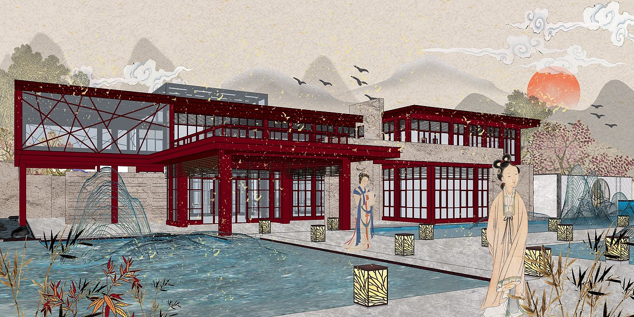 Students' works | 景观设计-古代风格作品集