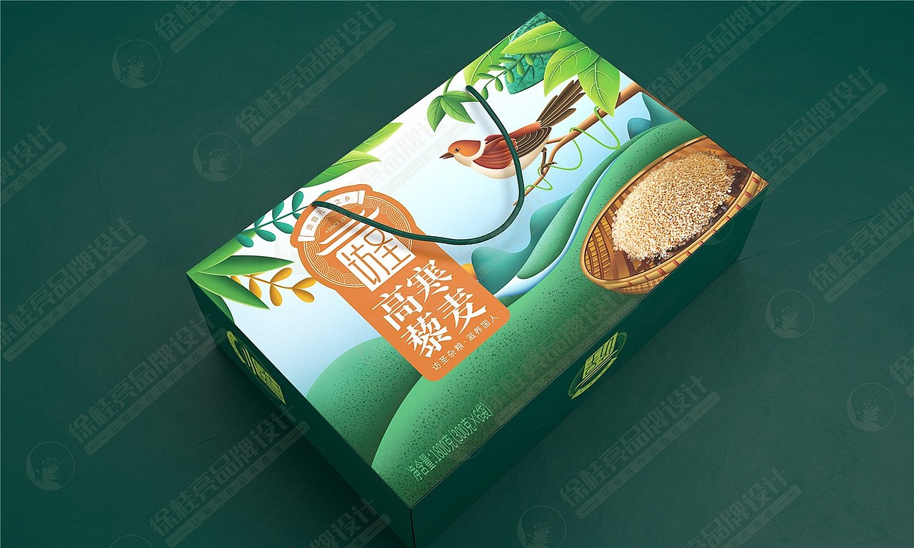 访圣蒸面与杂粮——徐桂亮品牌设计!