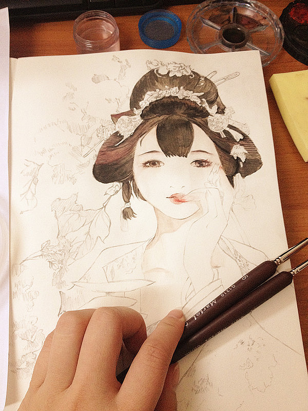 手绘水彩（图ZMTgxOTI0NzI=） - 创作习作 - 站酷设计师隔岸荒荷原创素材 - 站酷ZCOOL