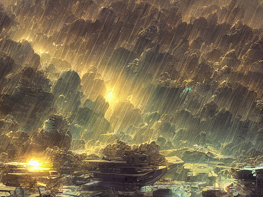 #站酷梦笔#世界在崩塌大地在破碎人们在大哭