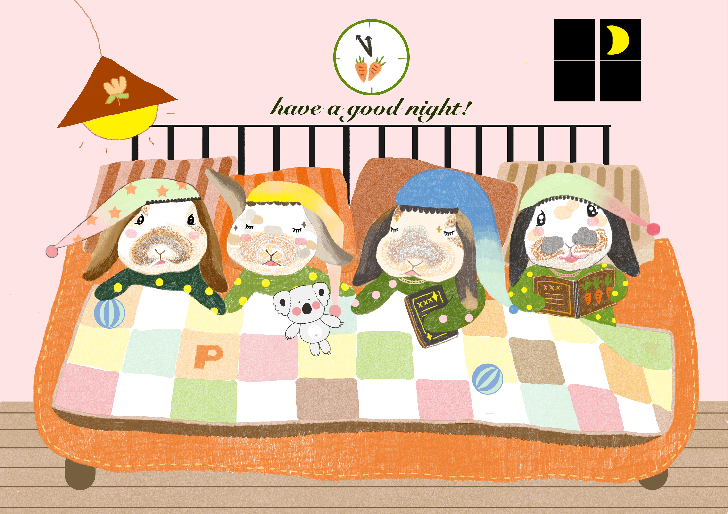 睡觉啦|插画|儿童插画|彭青溥 - 原创作品 - 站酷 (zcool)