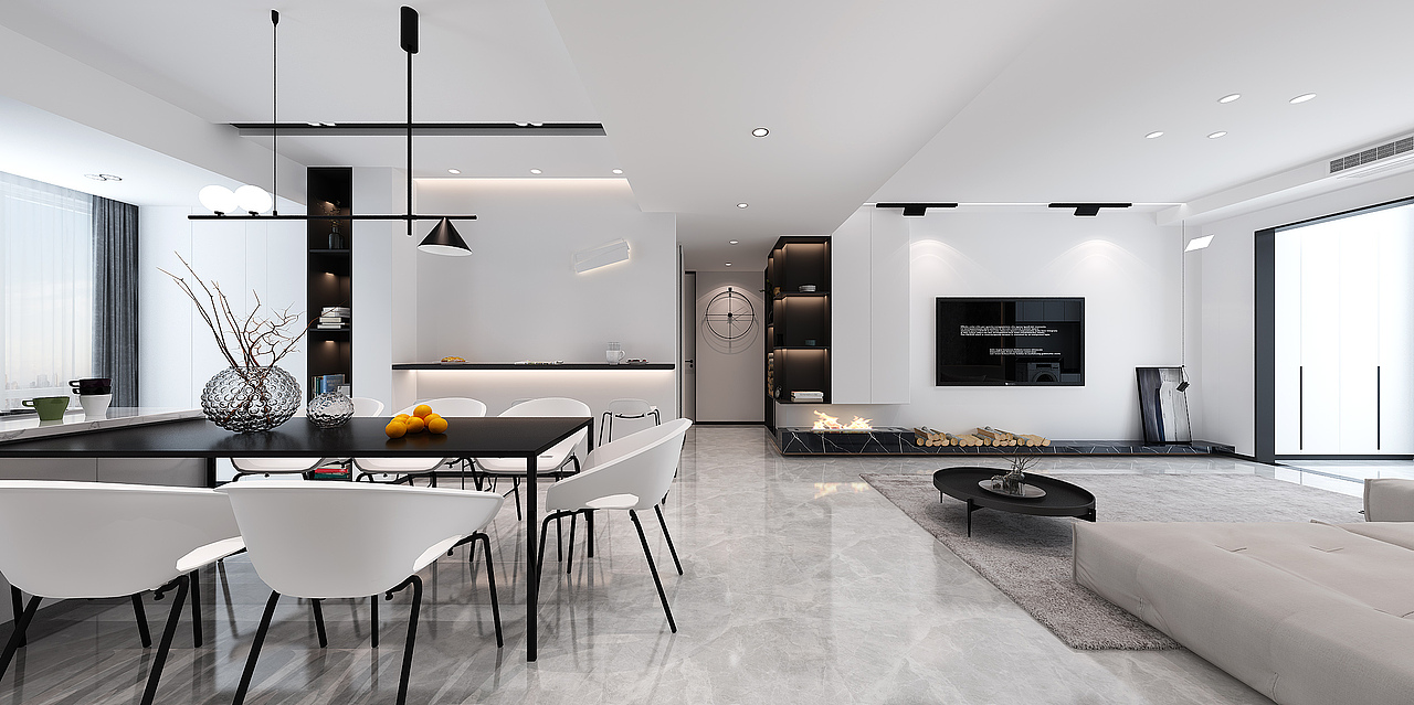 现代极简（图ZMTY2MDU3MjE2） - 家装设计 - 站酷设计师设计源源原创素材 - 站酷ZCOOL