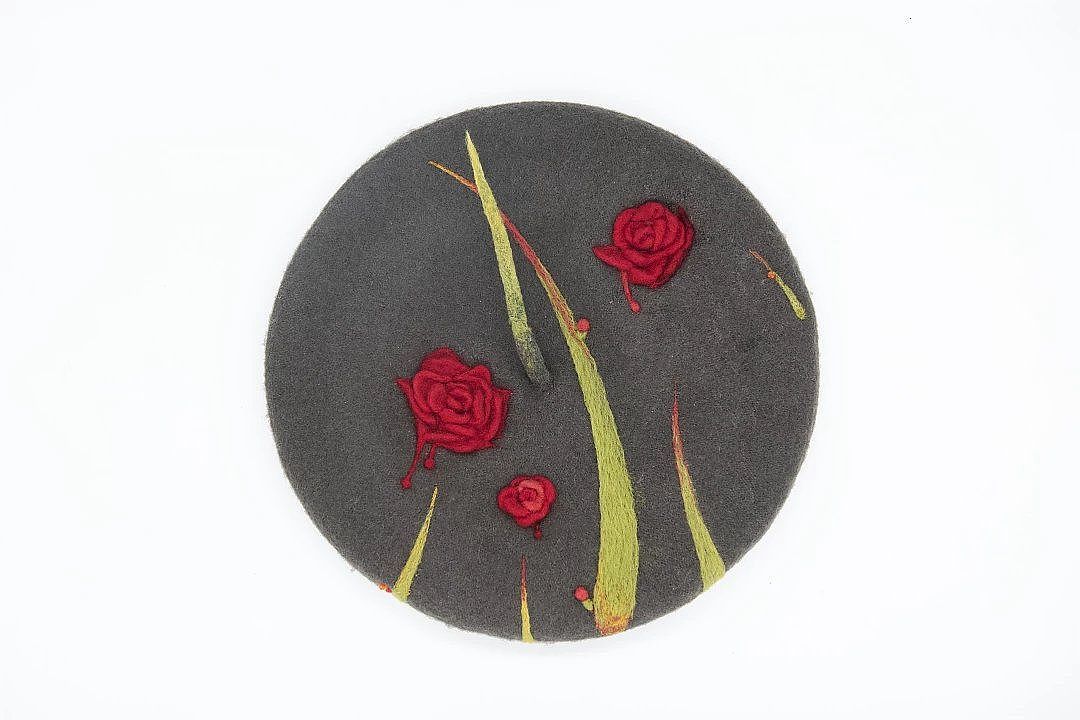 月亮禾毛毡帽手作