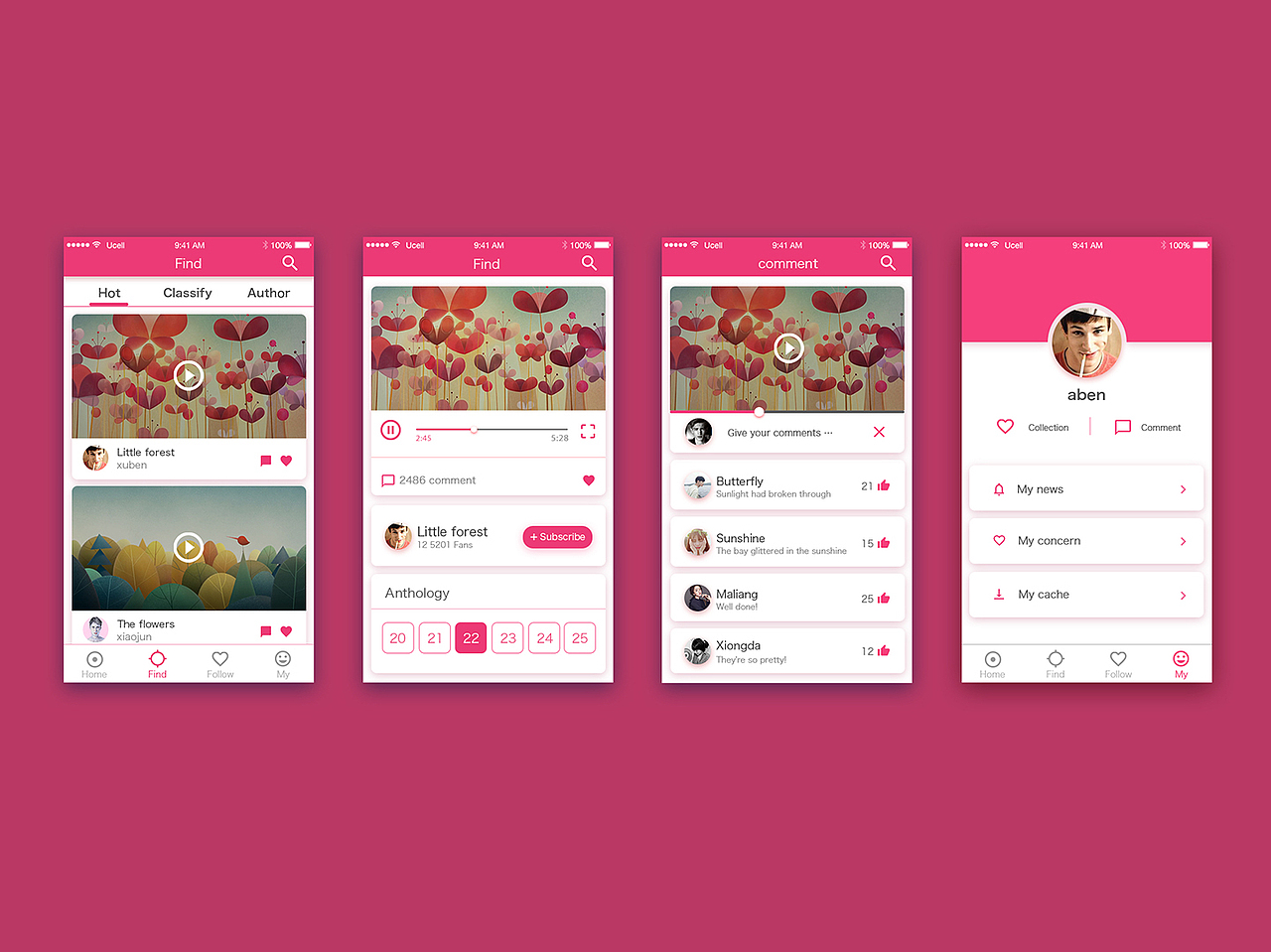 长得好看，设计都不会太差 — 阿奔（图ZODI5NjI1MjQ=） - APP界面 - 站酷设计师Abenx原创素材 - 站酷ZCOOL