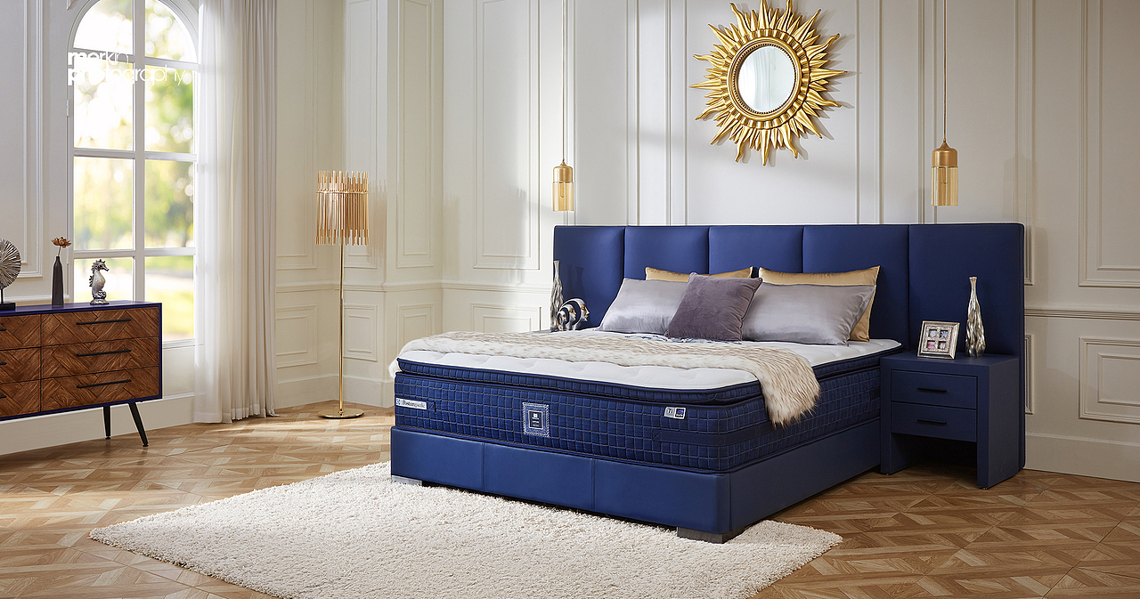 简欧风格床垫 × 场景拍摄 | 丝涟床垫空间摄影