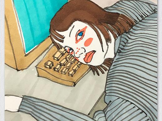 每日一畫（個(gè)人主頁-ZNDQyMTM1Mjg=） - 創(chuàng)作習(xí)作 - 站酷設(shè)計(jì)師羊羔君sddlamb原創(chuàng)素材 - 站酷ZCOOL