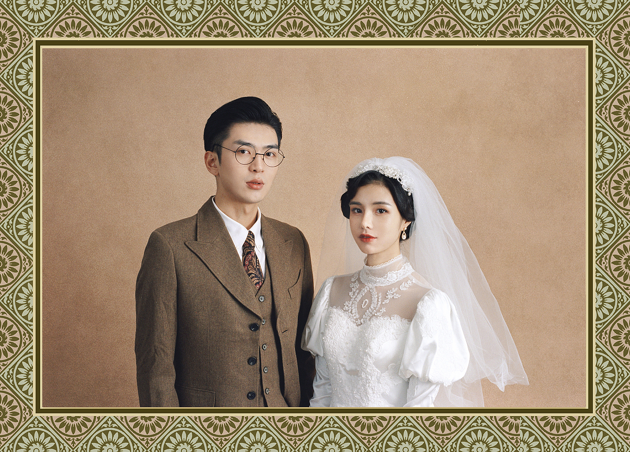 绝美民国风婚纱照（图ZMjU5MzAxMTA4） - 婚礼摄影 - 站酷设计师M花生阿姨M原创素材 - 站酷ZCOOL