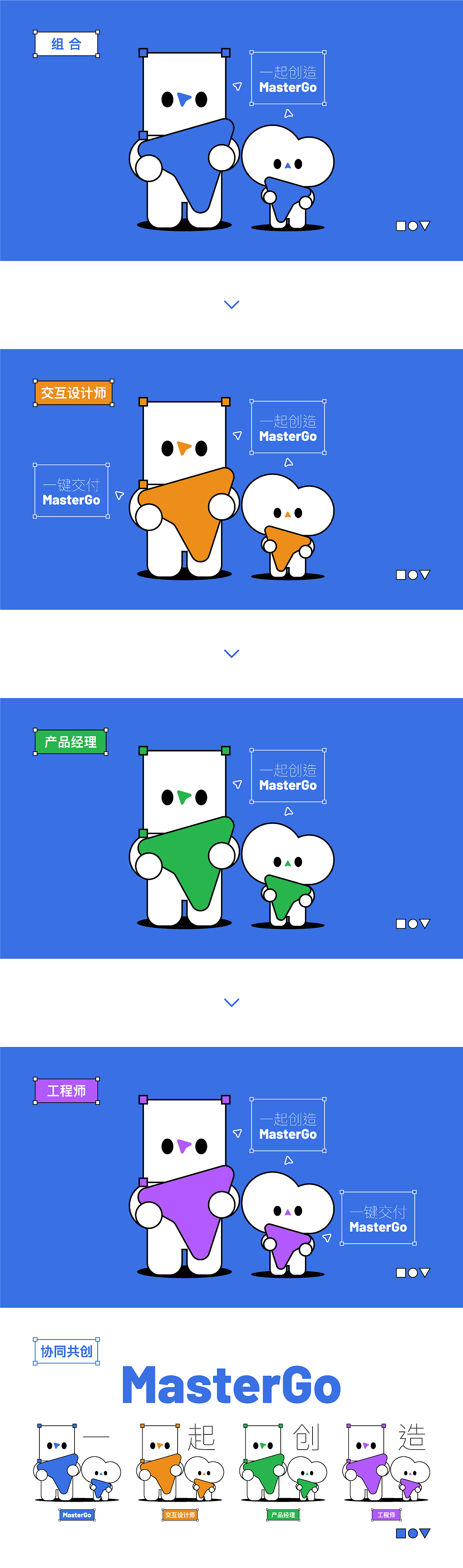 MasterGo IP设计 | 框框＆端端（图ZMzA1MzQ5NTk2） - IP形象 - 站酷设计师黏力仁原创素材 - 站酷ZCOOL