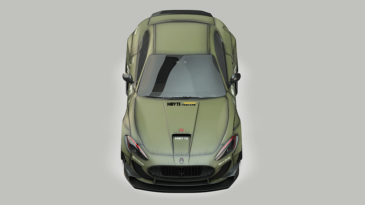 MBYTE 玛莎拉蒂 GT 宽体套件 从设计到实车（图ZMjIwOTg4NTY0） - 交通工具 - 站酷设计师MBYTE_CHINA原创素材 - 站酷ZCOOL