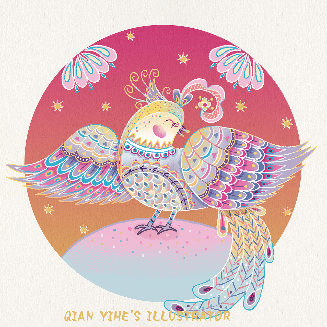 装饰性创意动物插画（图ZMjgwNjg2OTk2） - 创作习作 - 站酷设计师千一禾原创素材 - 站酷ZCOOL