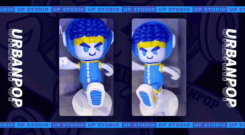 3D卡通形象卡通吉祥物 宇航员设计C4D制作三维卡通人物