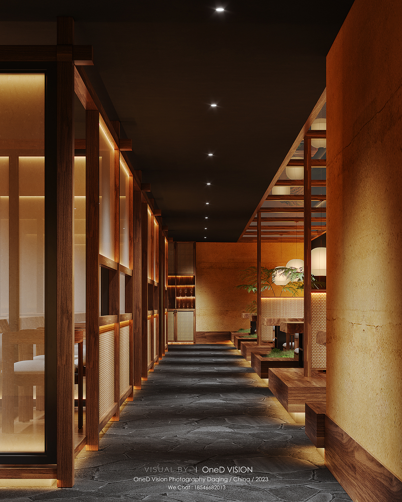 大庆蚝探长日式餐饮（图ZMzI3MzI2NjYw） - 酒店餐饮设计 - 站酷设计师CGI_OneD原创素材 - 站酷ZCOOL