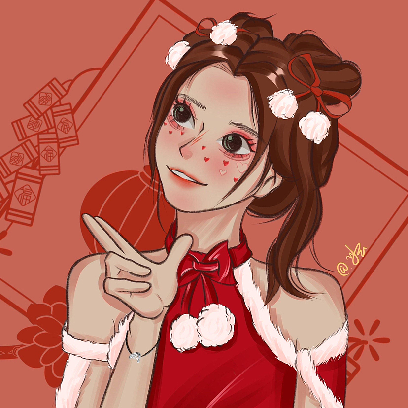 新年头像（图ZMzI4NTg2MDYw） - 绘画 - 站酷设计师W小云小云原创素材 - 站酷ZCOOL