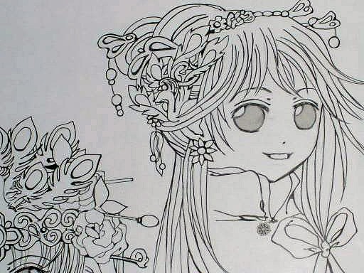 古风q版漫画人物以及部分单张原创漫画稿件