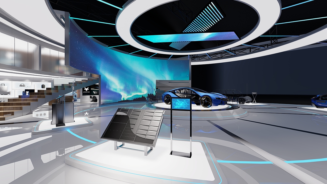 2020 ARCFOX 北京车展（图ZMjM2NzY3MTIw） - 展陈设计 - 站酷设计师圣德创意原创素材 - 站酷ZCOOL