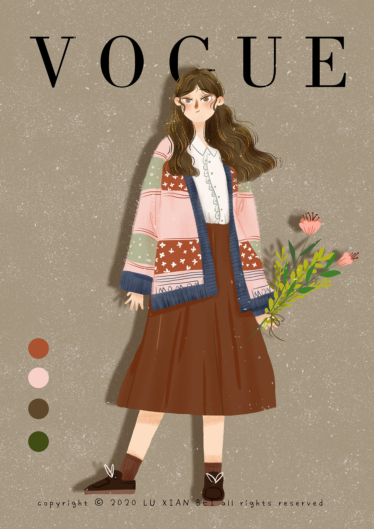 人物插画服装搭配