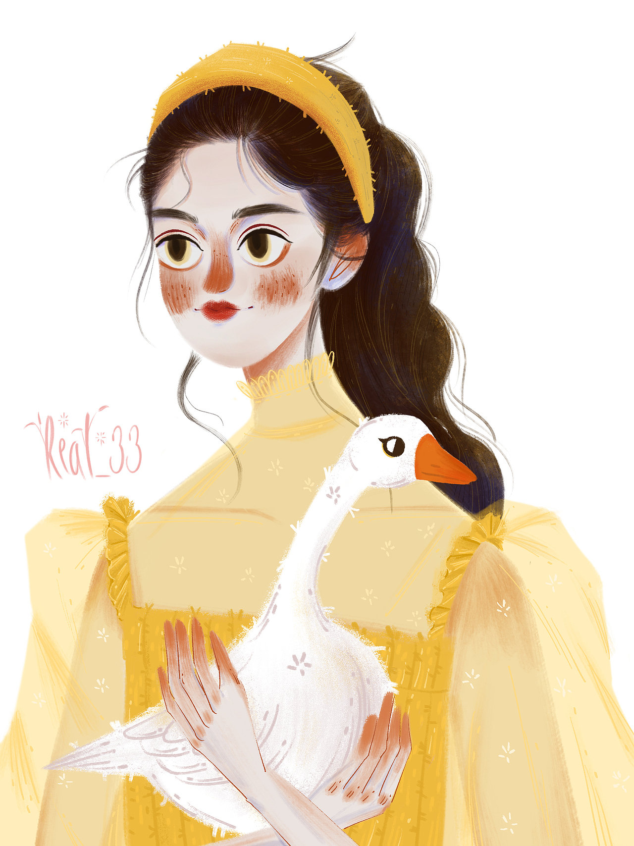 画一画谭松韵小姐姐呀