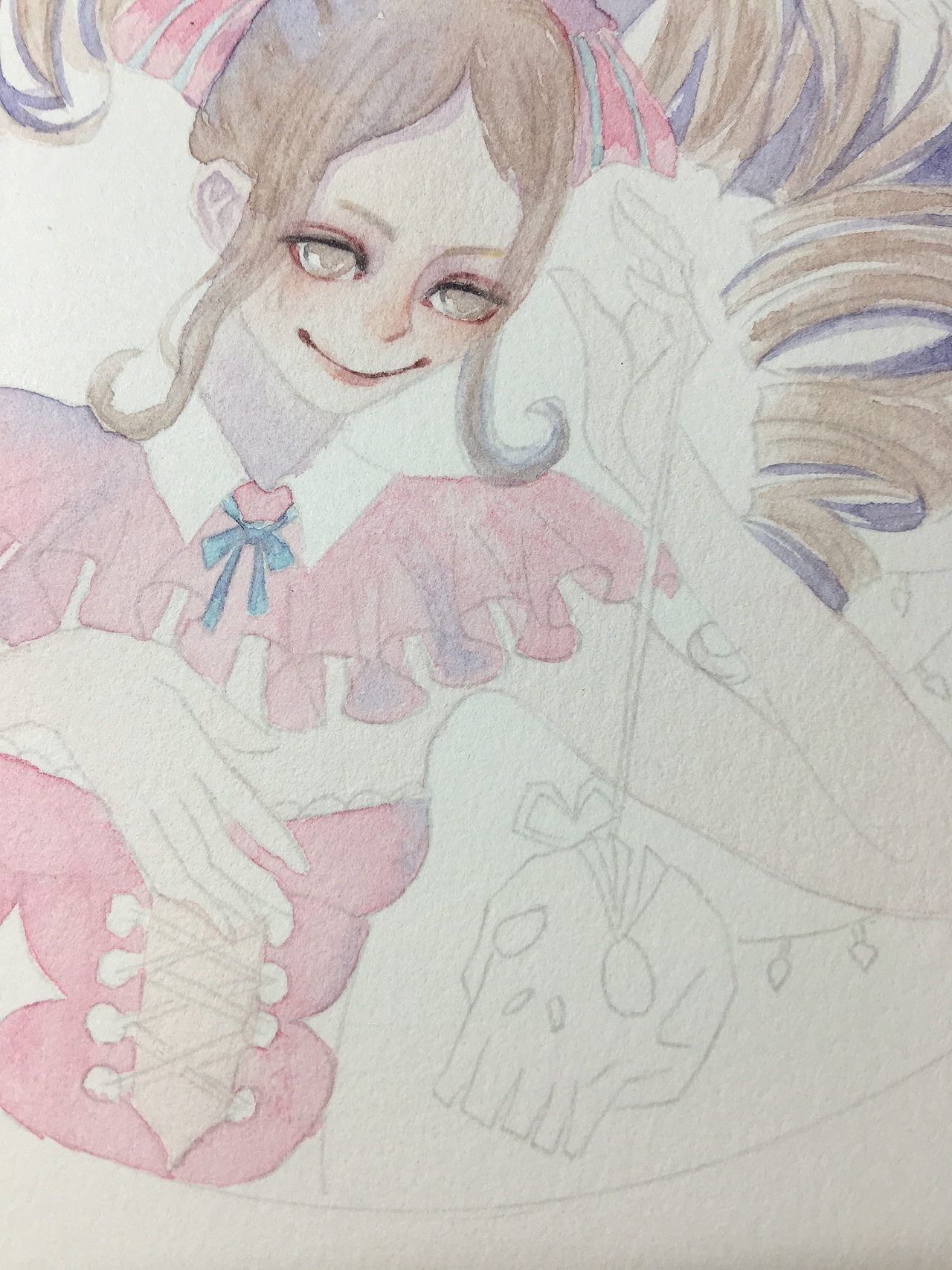 水彩~手绘小丑啦啦啦啦~（图ZNjc2OTc2ODA=） - 商业插画 - 站酷设计师王点点原创素材 - 站酷ZCOOL