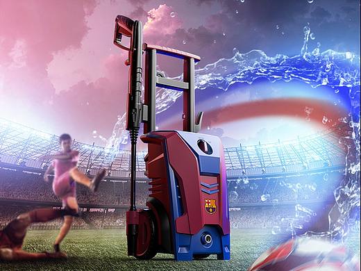 亿力-巴萨罗那联名洗车机