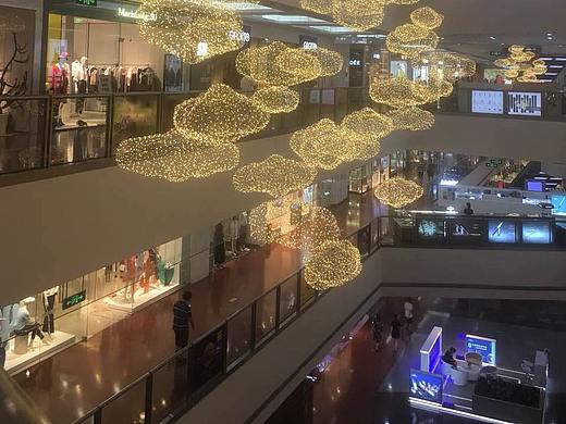 大型购物中心开业中厅吊顶美陈中庭吊饰定制工厂铭星厂
